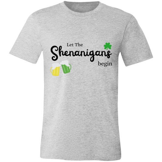 Unisex Jersey Short-Sleeve T-Shirt - Let The Shenanigans Begin