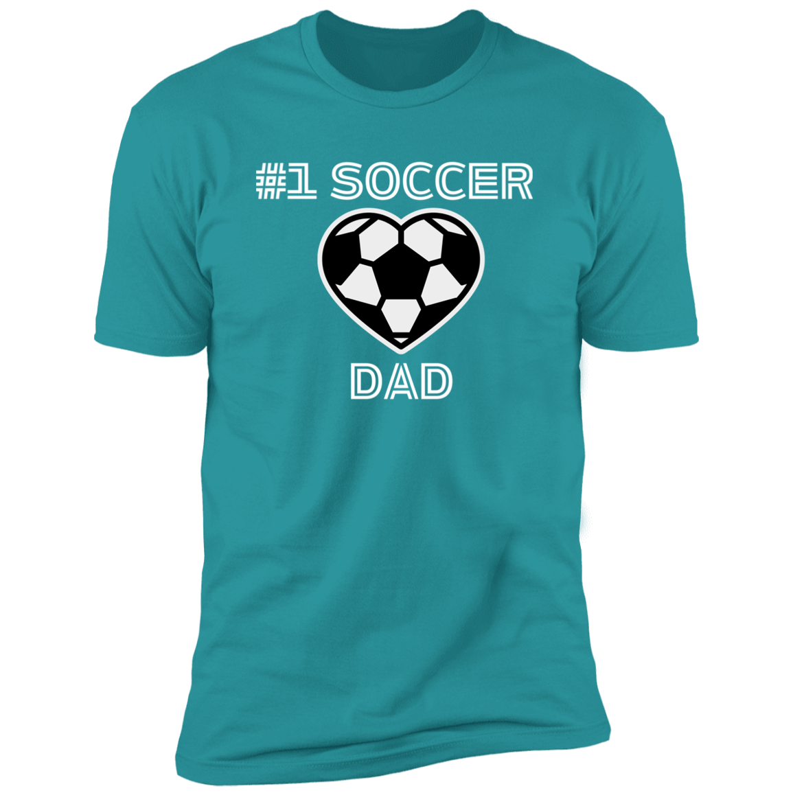 #1 Soccer Dad - White