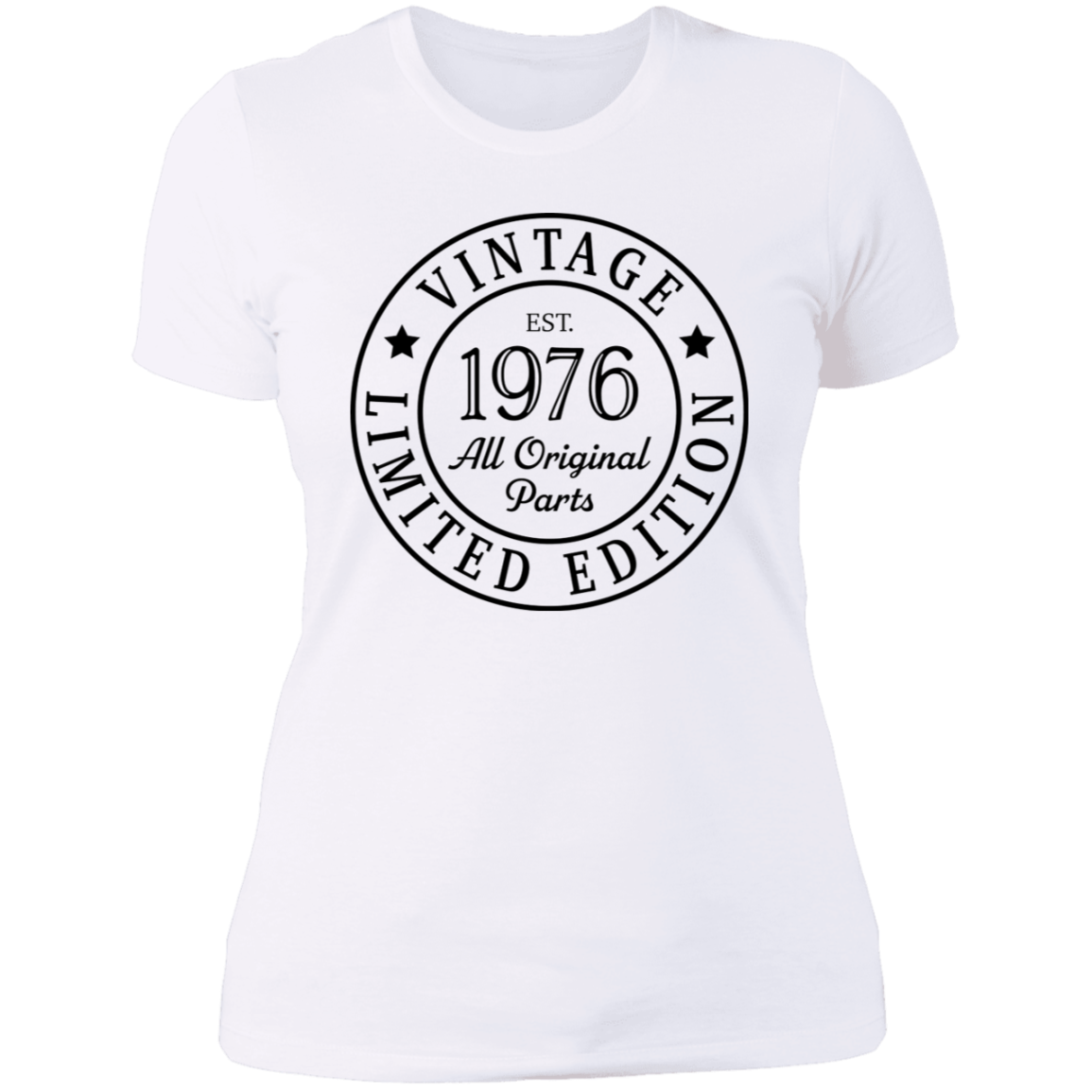 Vintage 1976 Limited Edition Ladies' Boyfriend T-Shirt