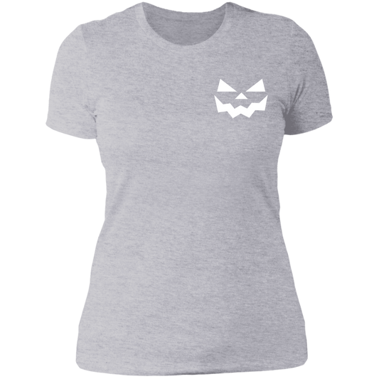 Pumpkin Face - Ladies' Boyfriend T-Shirt