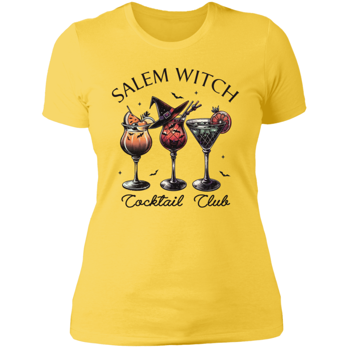 Salem Witch Cocktail Club Ladies' Boyfriend T-Shirt