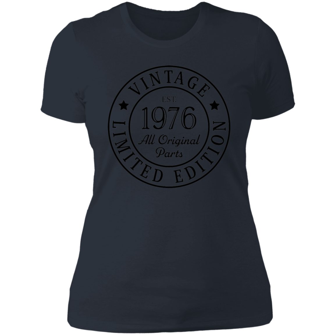 Vintage 1976 Limited Edition Ladies' Boyfriend T-Shirt