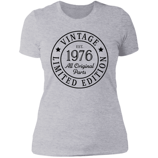 Vintage 1976 Limited Edition Ladies' Boyfriend T-Shirt