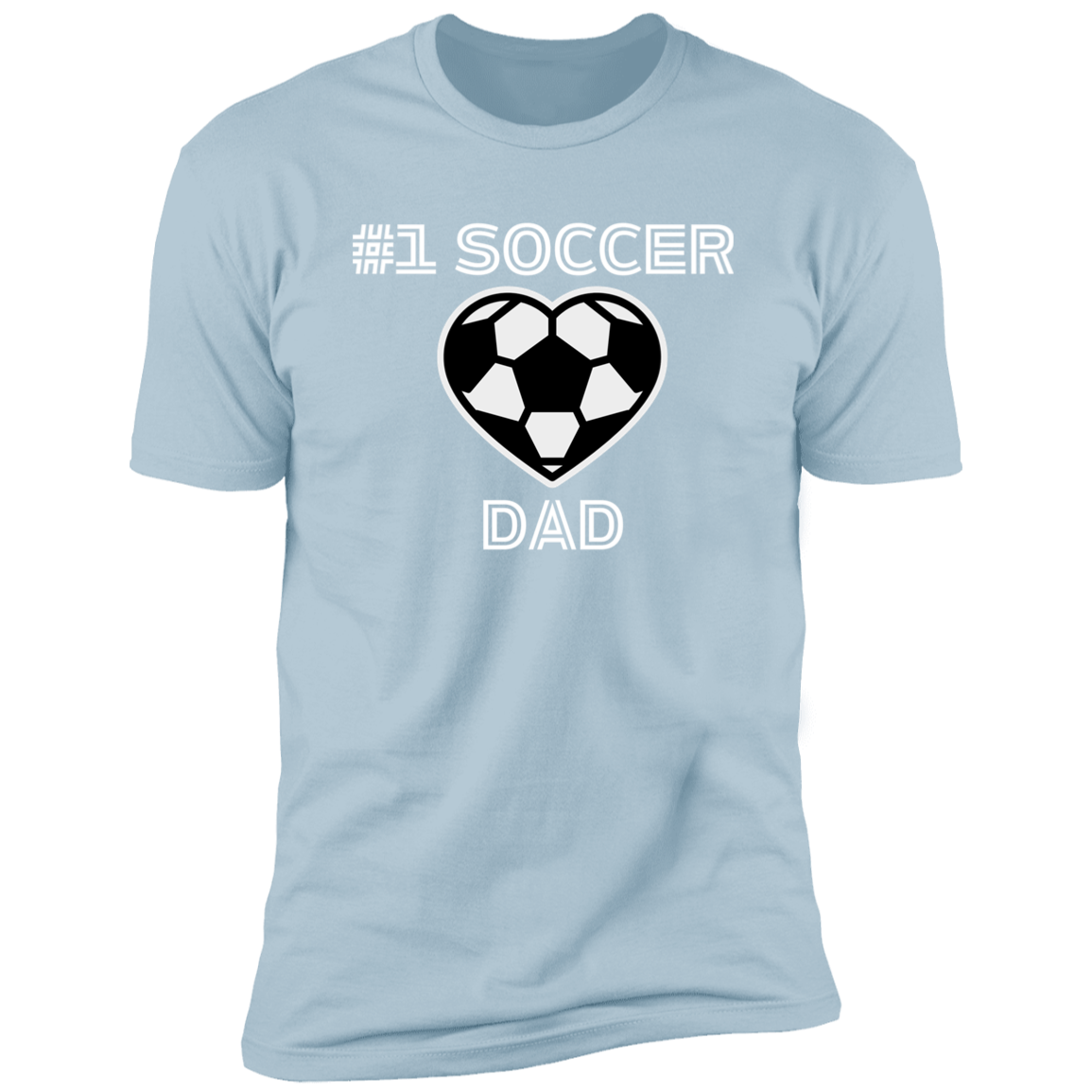 #1 Soccer Dad - White