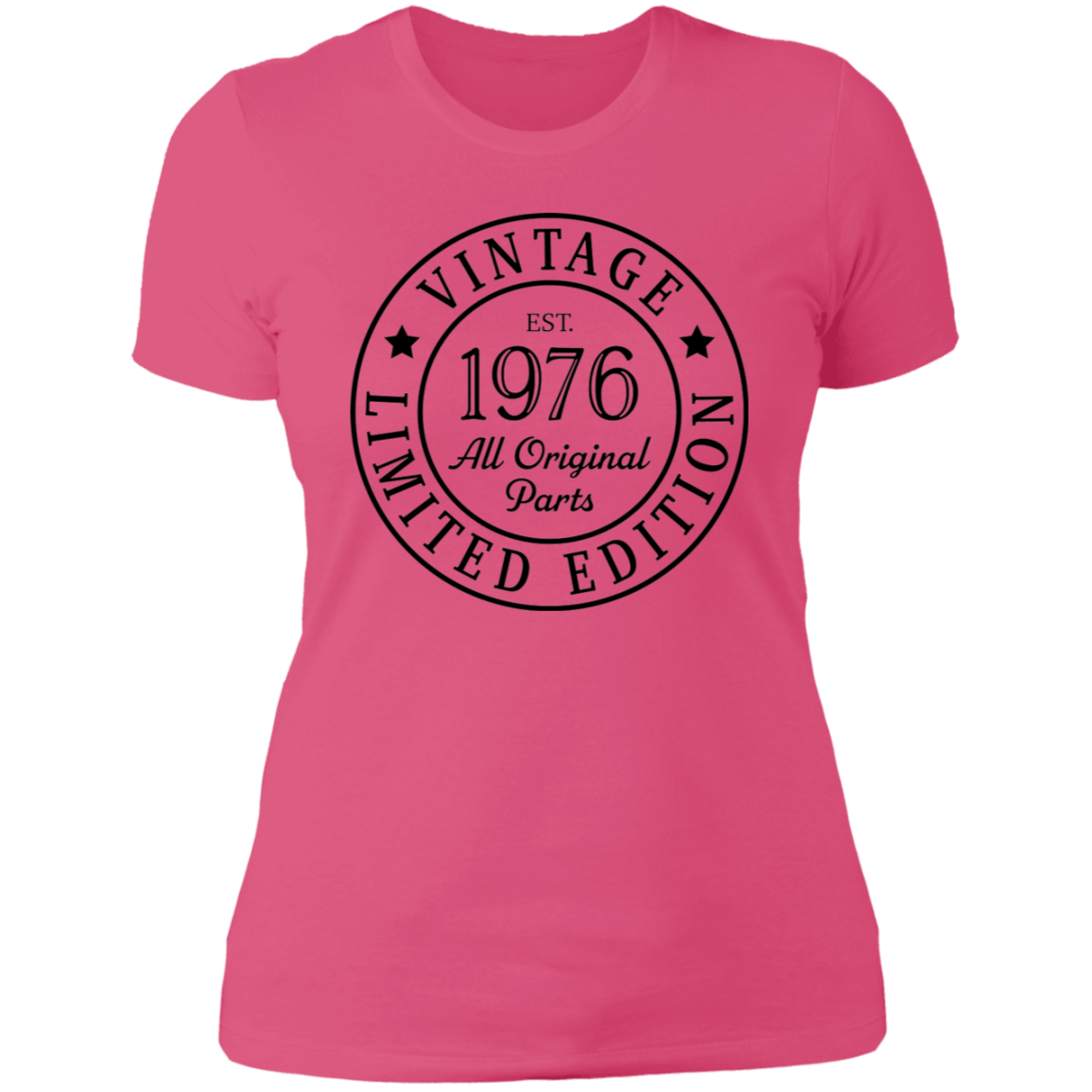 Vintage 1976 Limited Edition Ladies' Boyfriend T-Shirt