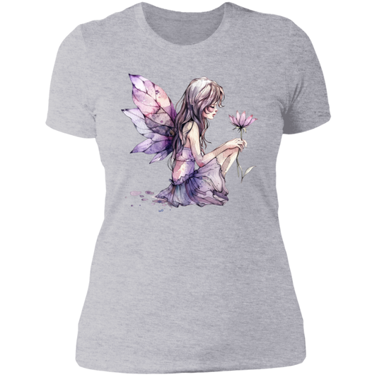 Sitting Fairy Ladies' Boyfriend T-Shirt