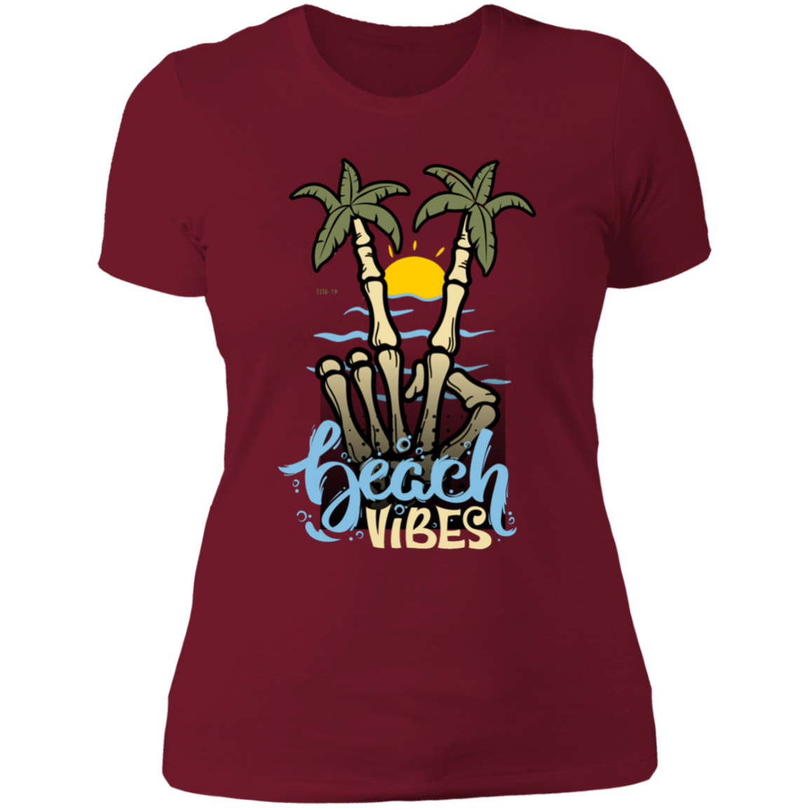 Beach Vibes - Ladies' Boyfriend T-Shirt