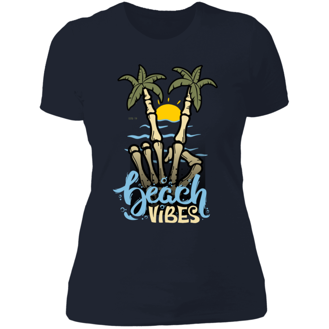 Beach Vibes - Ladies' Boyfriend T-Shirt