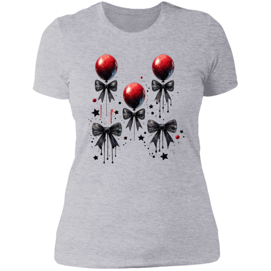 Red Balloons Ladies' Boyfriend T-Shirt