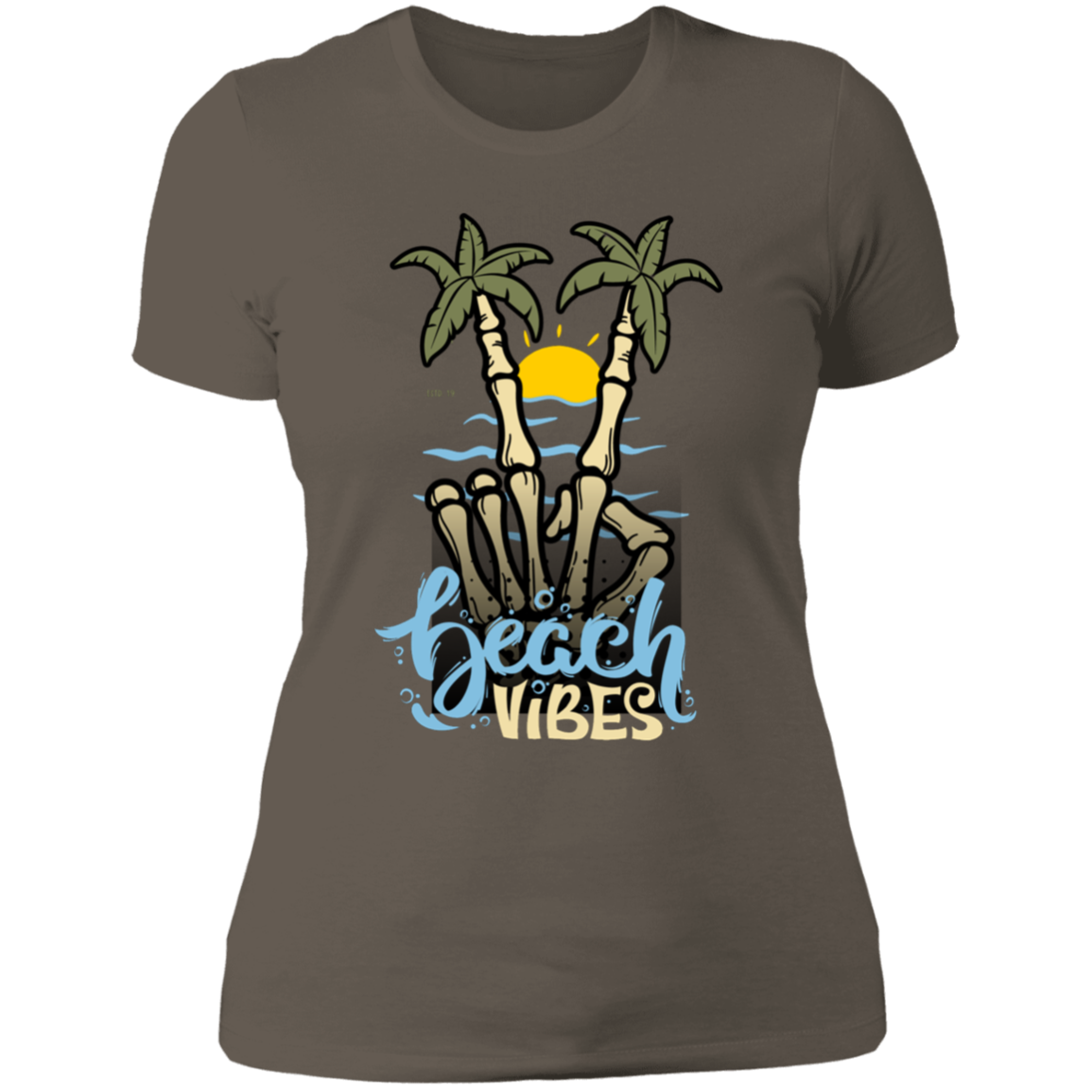 Beach Vibes - Ladies' Boyfriend T-Shirt