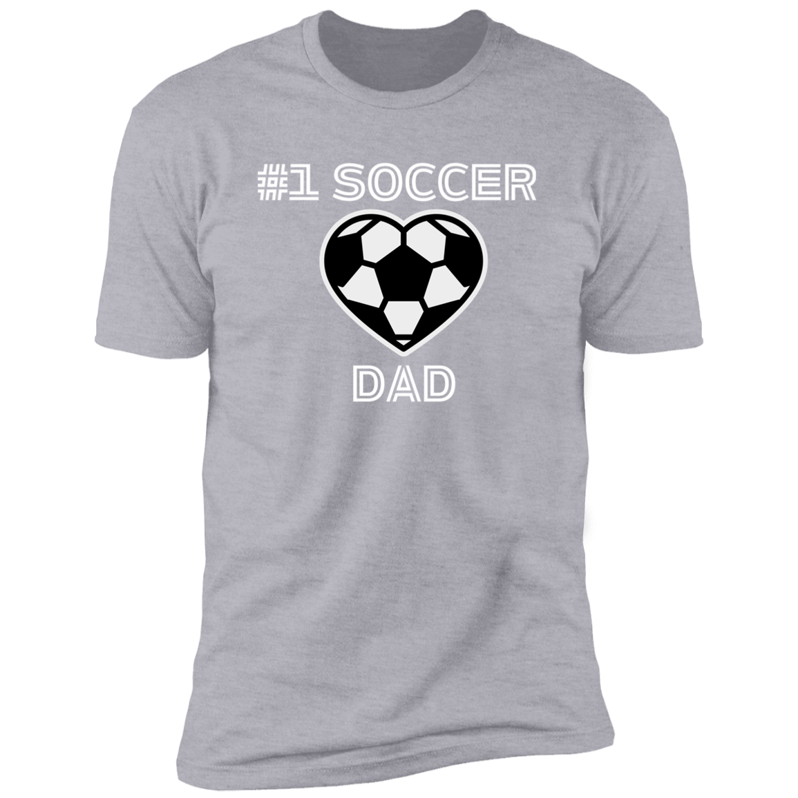 #1 Soccer Dad - White