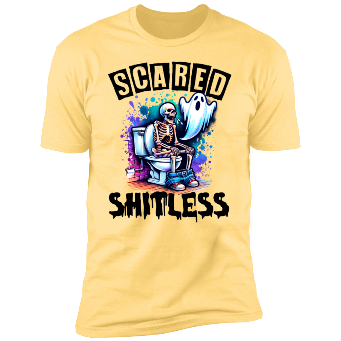 Scared Shitless Premium Short Sleeve T-Shirt