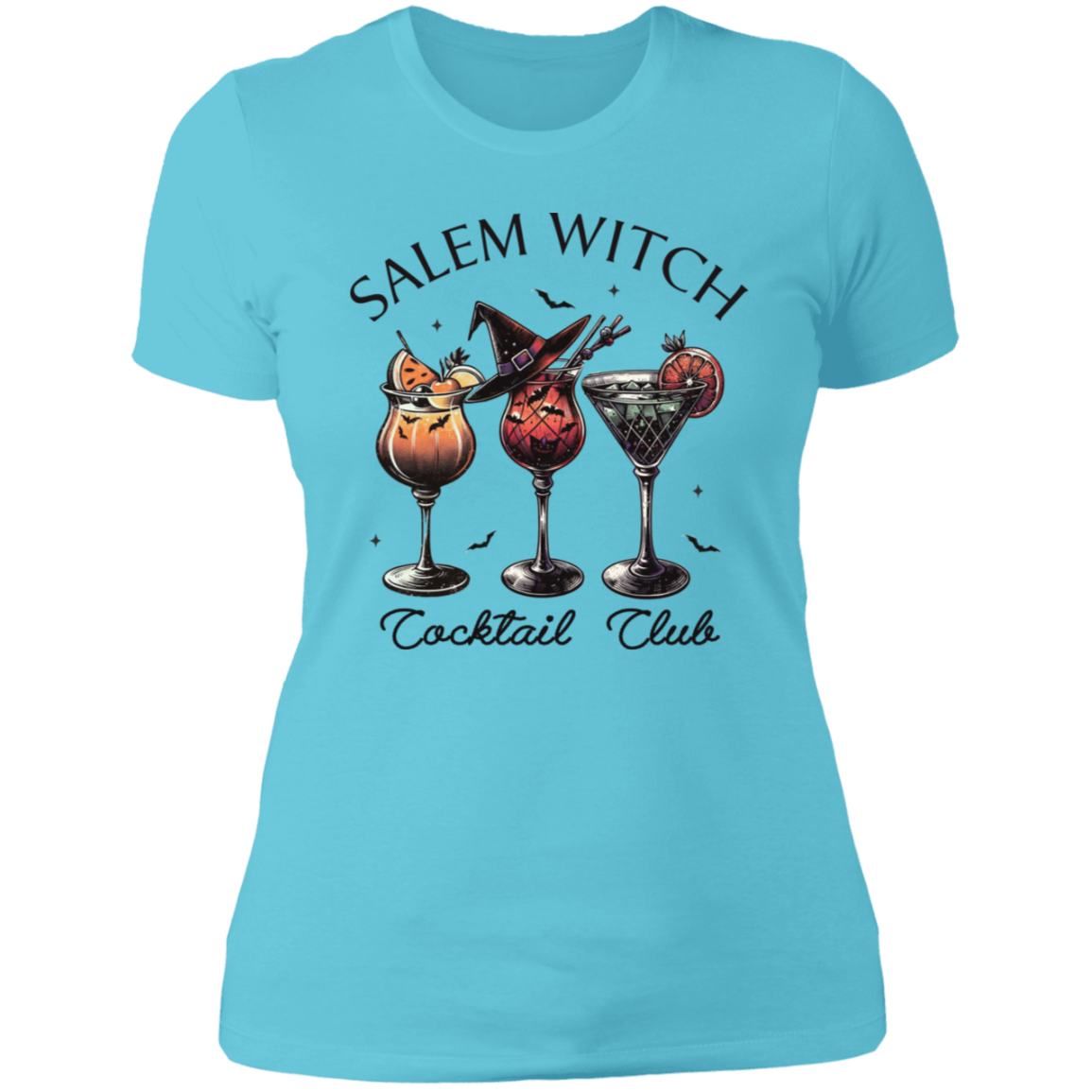 Salem Witch Cocktail Club Ladies' Boyfriend T-Shirt