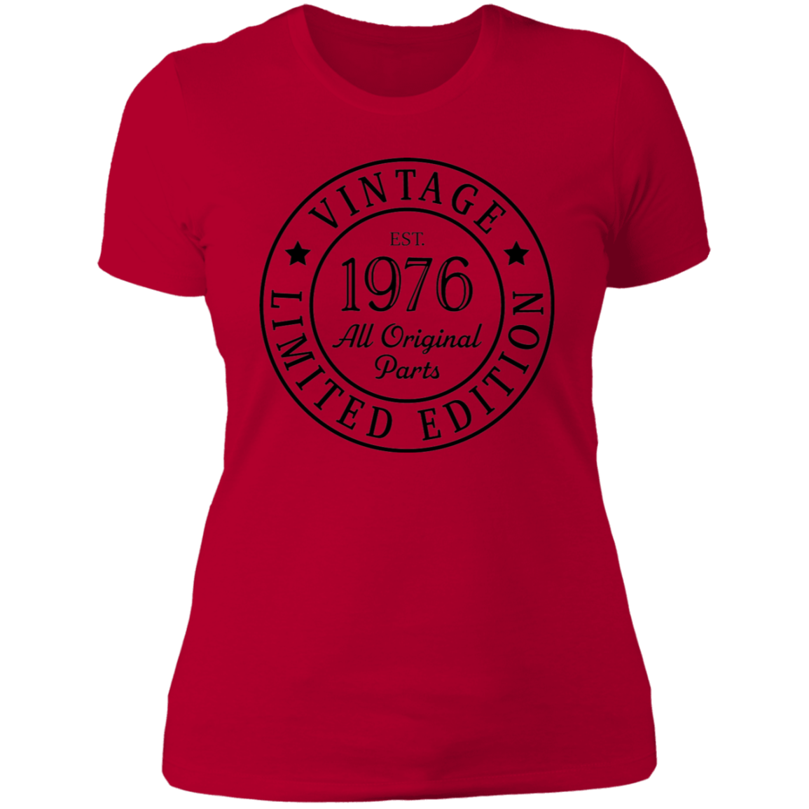 Vintage 1976 Limited Edition Ladies' Boyfriend T-Shirt