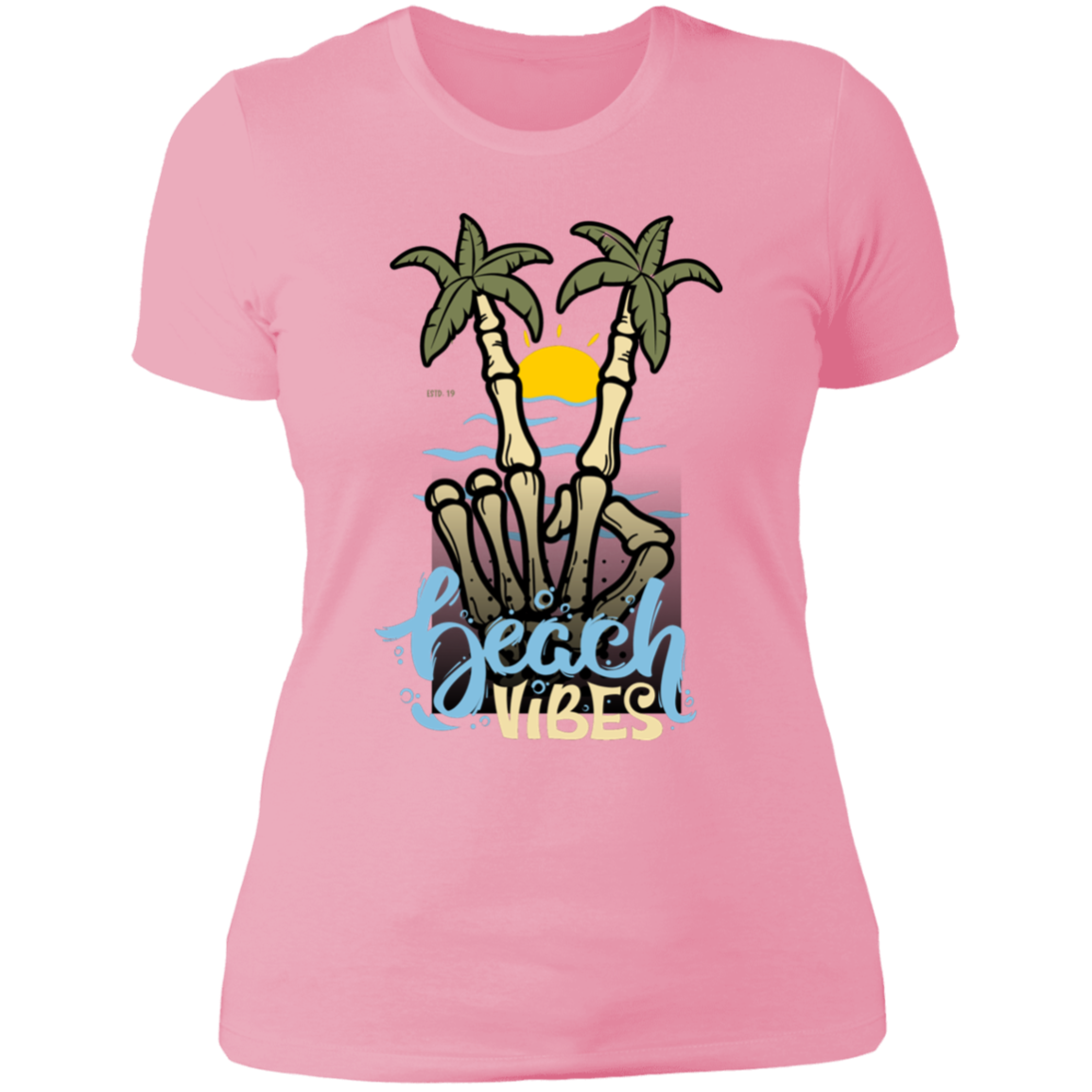 Beach Vibes - Ladies' Boyfriend T-Shirt