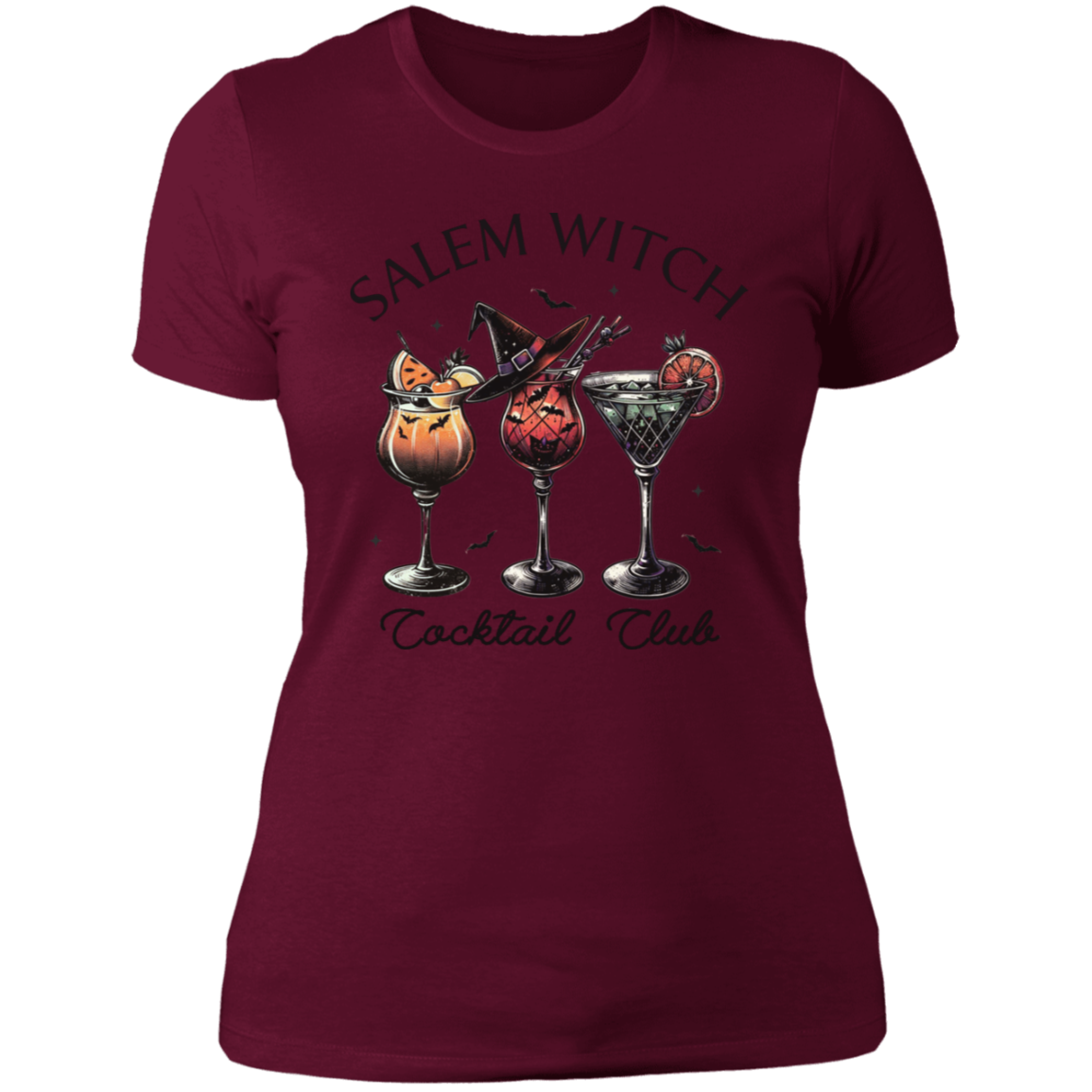 Salem Witch Cocktail Club Ladies' Boyfriend T-Shirt