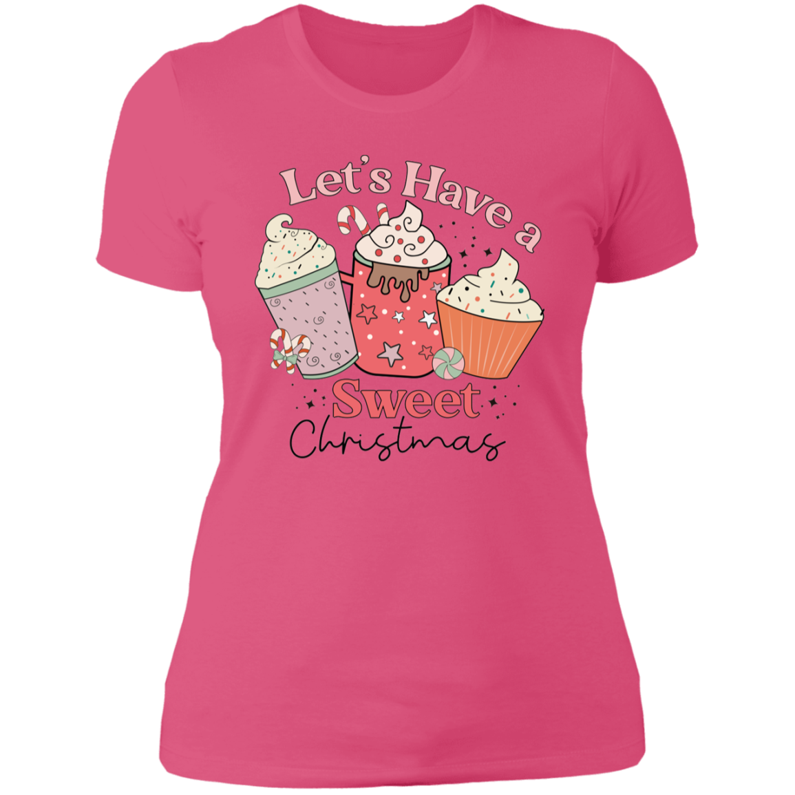 Let’s Have a Sweet Christmas Ladies' Boyfriend T-Shirt