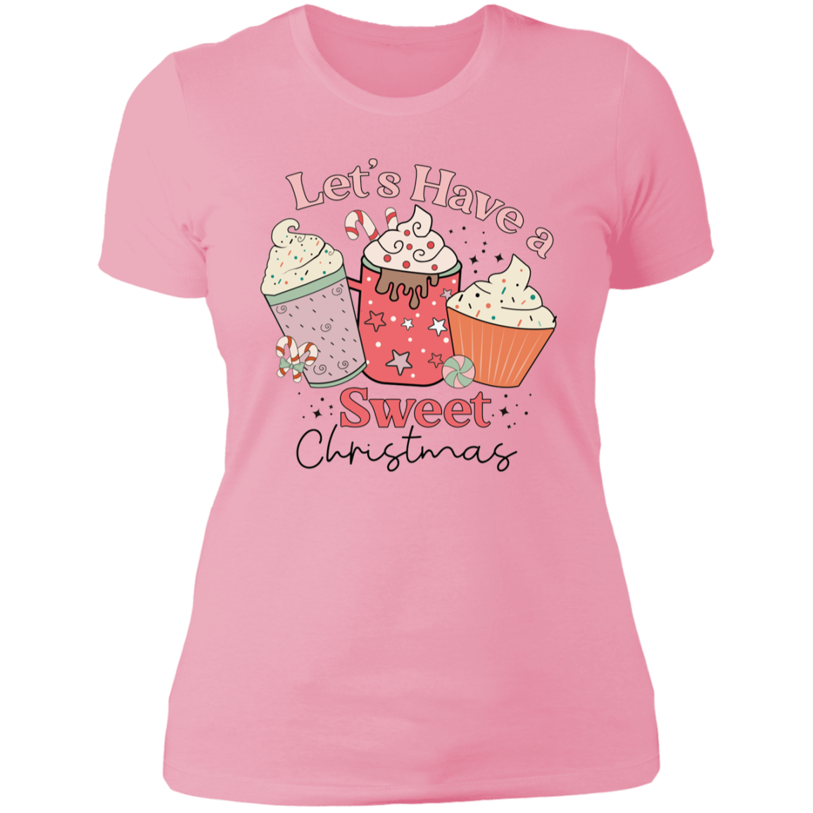 Let’s Have a Sweet Christmas Ladies' Boyfriend T-Shirt