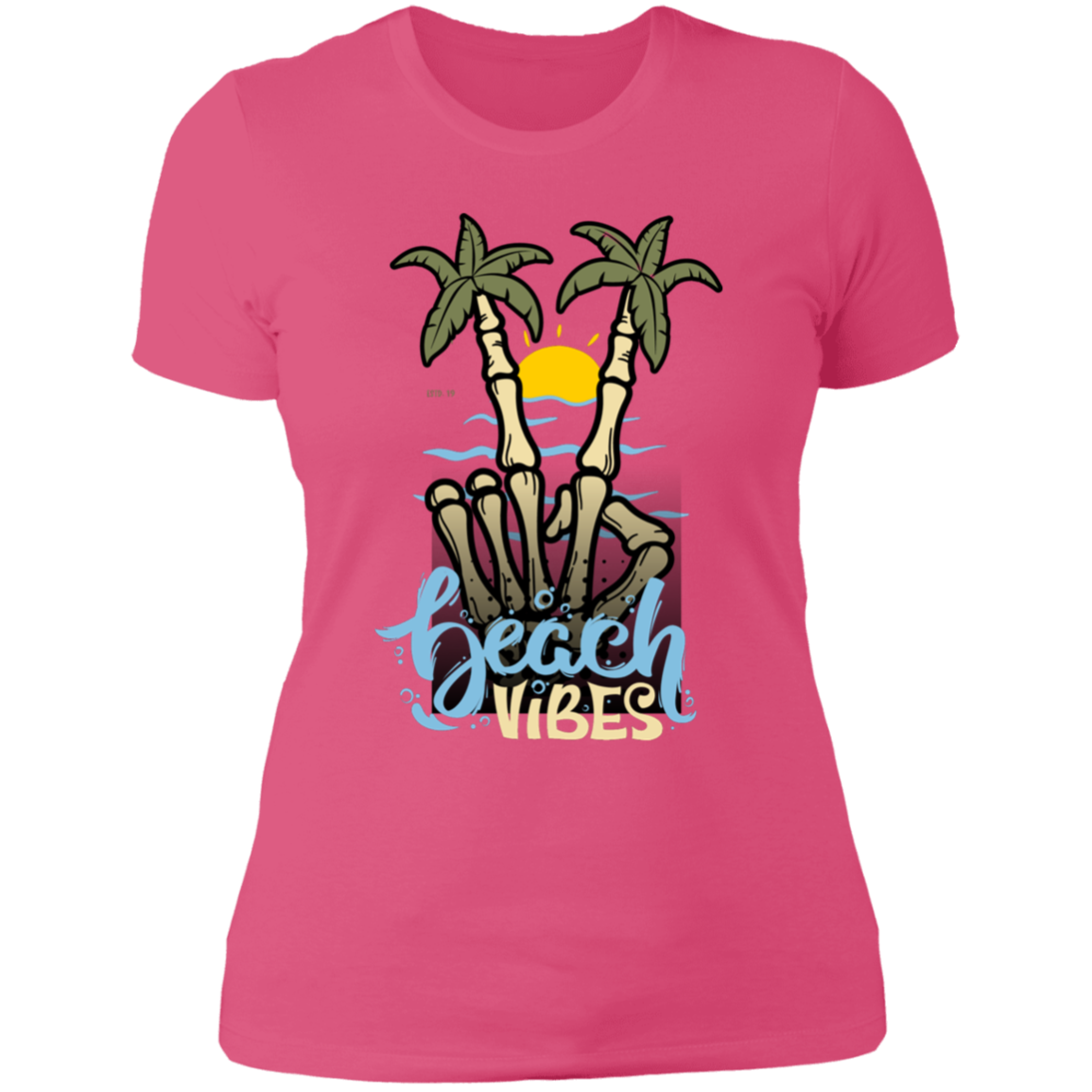 Beach Vibes - Ladies' Boyfriend T-Shirt