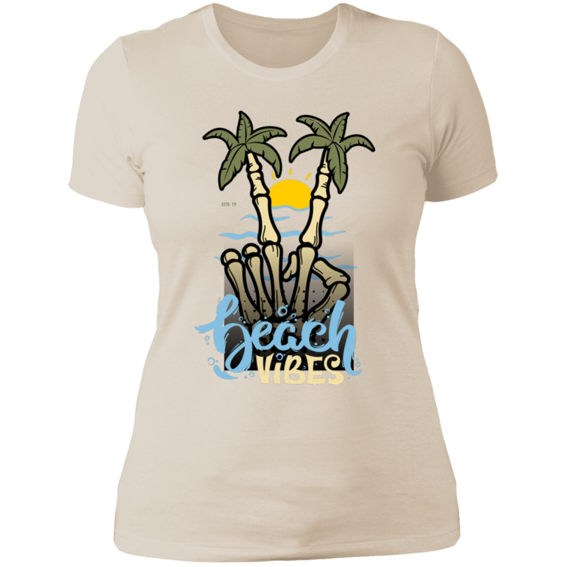 Beach Vibes - Ladies' Boyfriend T-Shirt