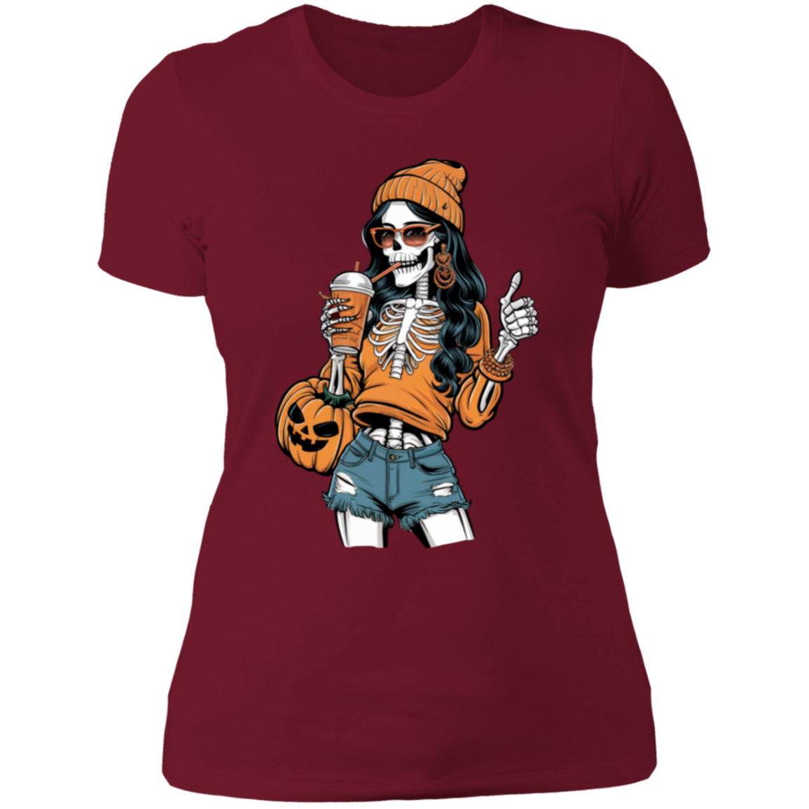 Vintage Skeleton  Ladies' Boyfriend T-Shirt