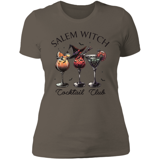 Salem Witch Cocktail Club Ladies' Boyfriend T-Shirt