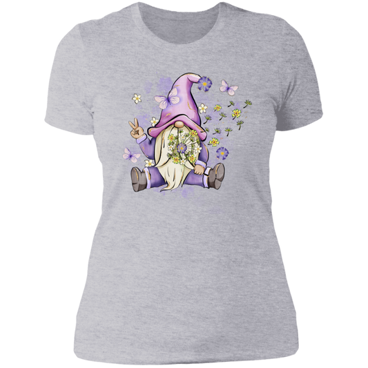 Gnome Flower-Women T-shirt