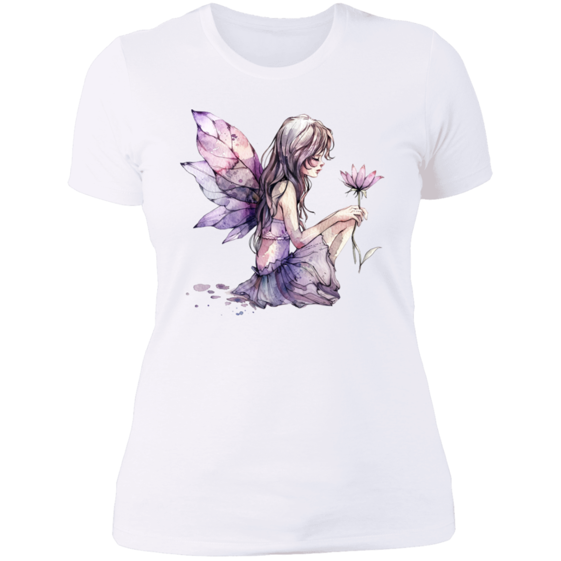 Sitting Fairy Ladies' Boyfriend T-Shirt