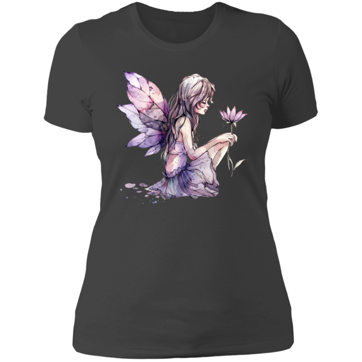 Sitting Fairy Ladies' Boyfriend T-Shirt