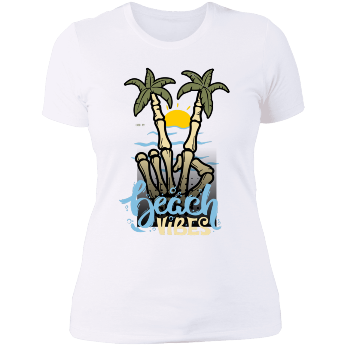 Beach Vibes - Ladies' Boyfriend T-Shirt