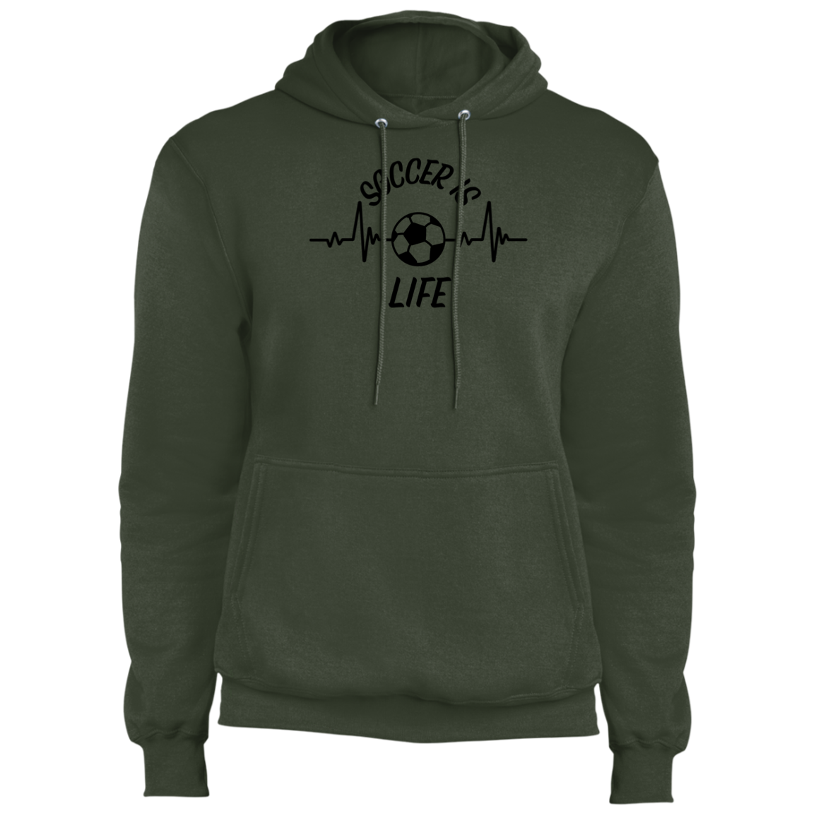 Soccer is Life - Fleece Pullover Hoodie