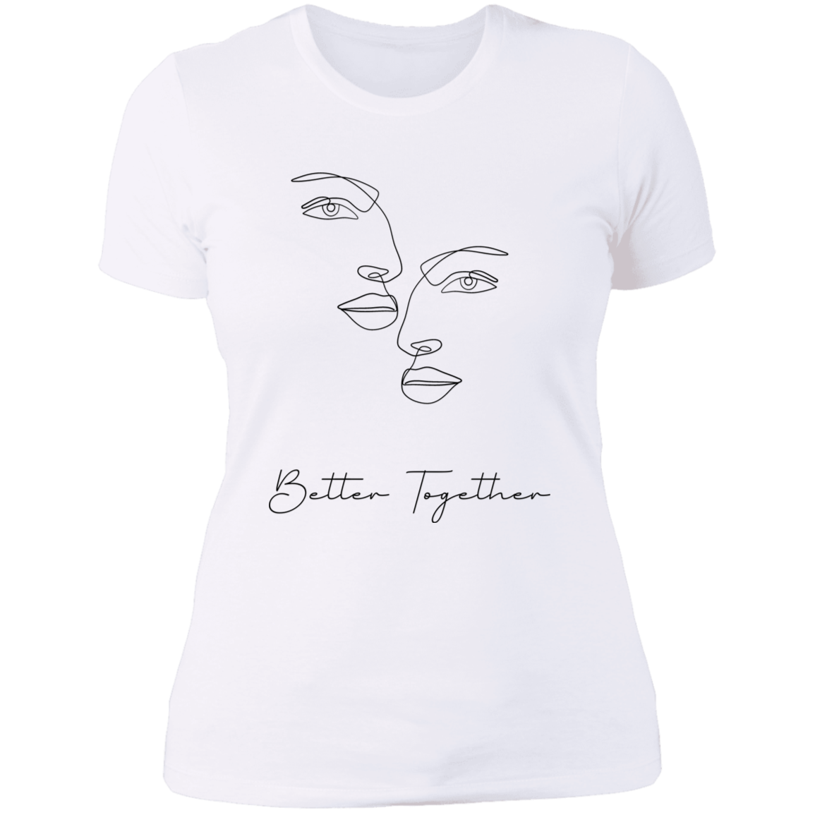 Better Together - Women Boyfriend T-Shirt