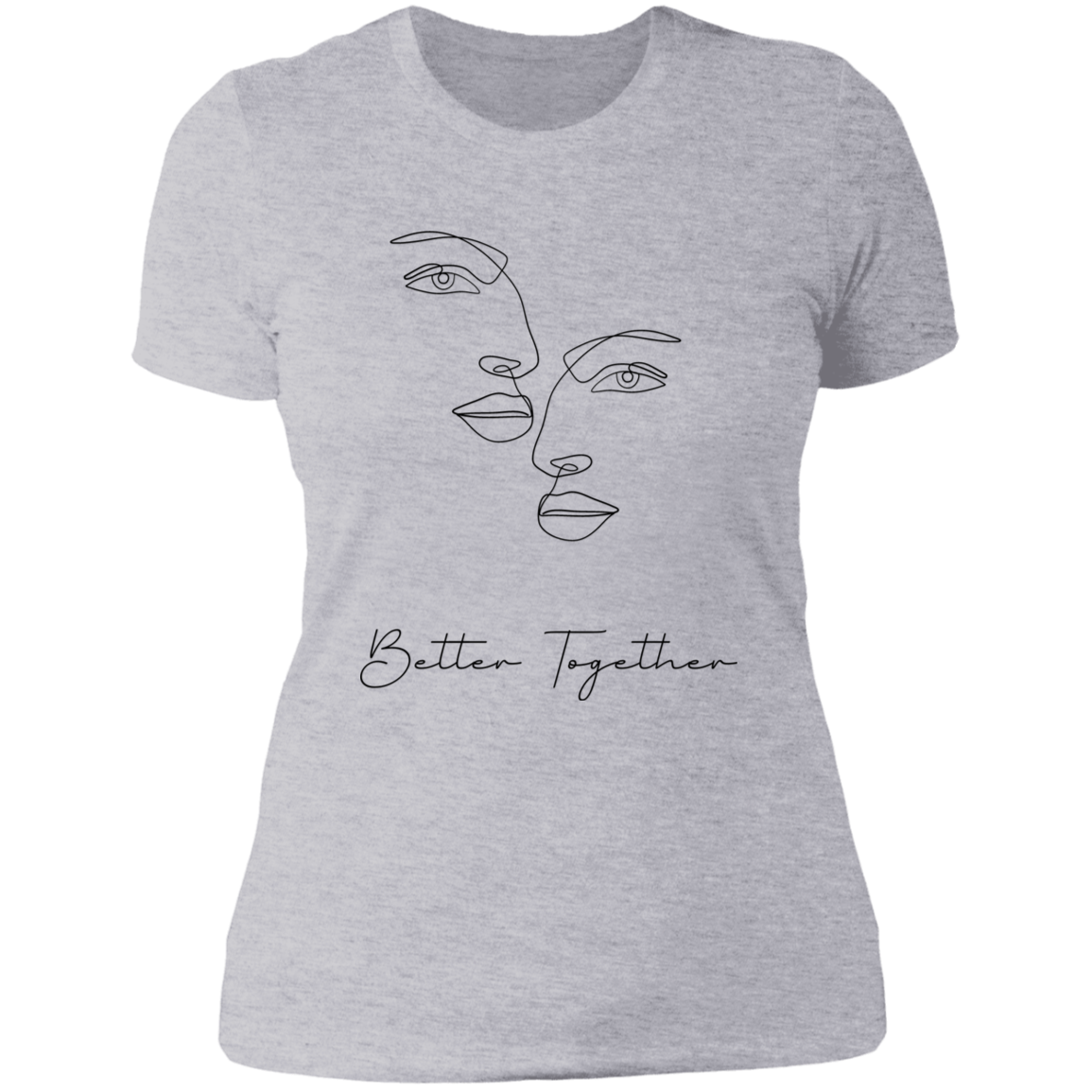 Better Together - Women Boyfriend T-Shirt