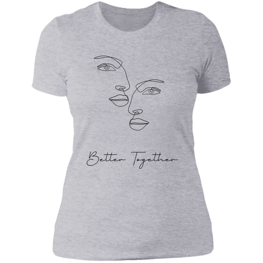 Better Together - Women Boyfriend T-Shirt