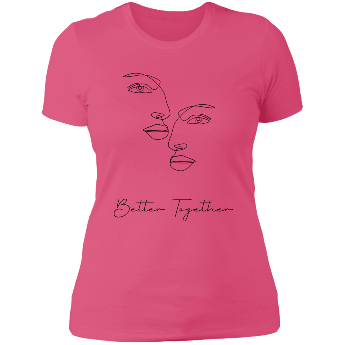 Better Together - Women Boyfriend T-Shirt