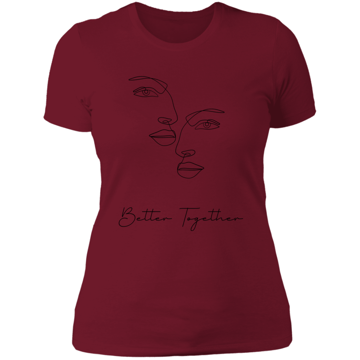 Better Together - Women Boyfriend T-Shirt