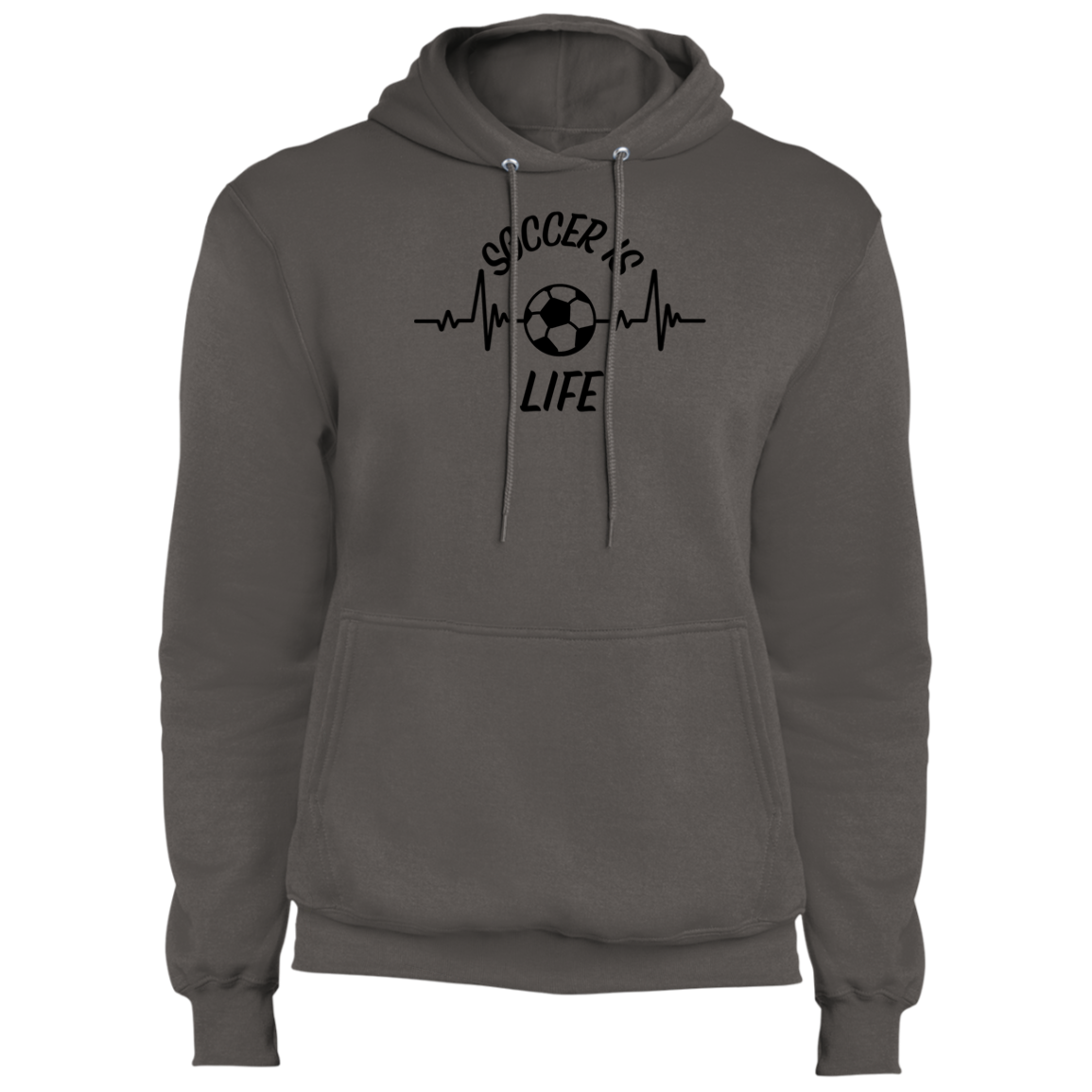 Soccer is Life - Fleece Pullover Hoodie