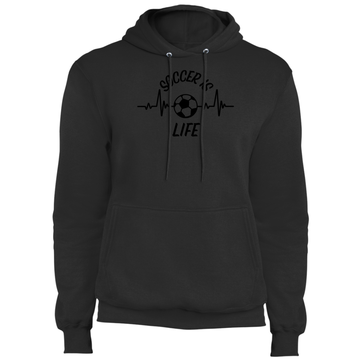 Soccer is Life - Fleece Pullover Hoodie