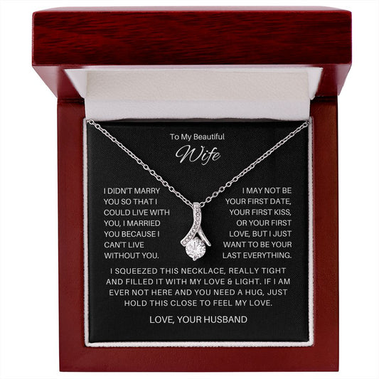 Alluring Beauty necklace - To My Beautiful Wife