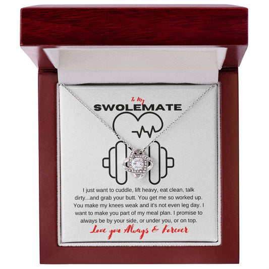 Love Knot Necklace - To My Swolemate